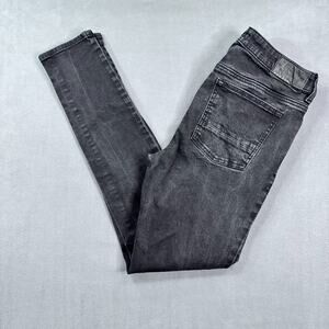 Mens Pacsun Black Jeans 32x32 Stacked Skinny Stretch Slim